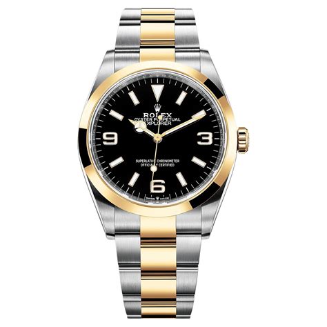 rolex explorer price new|rolex explorer two tone price.